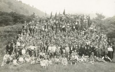 Foto di gruppo con cavallo (giugno 2015)