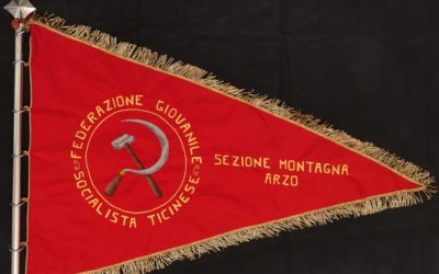 Gagliardetto sezione giovanile socialista della “Montagna-Arzo”